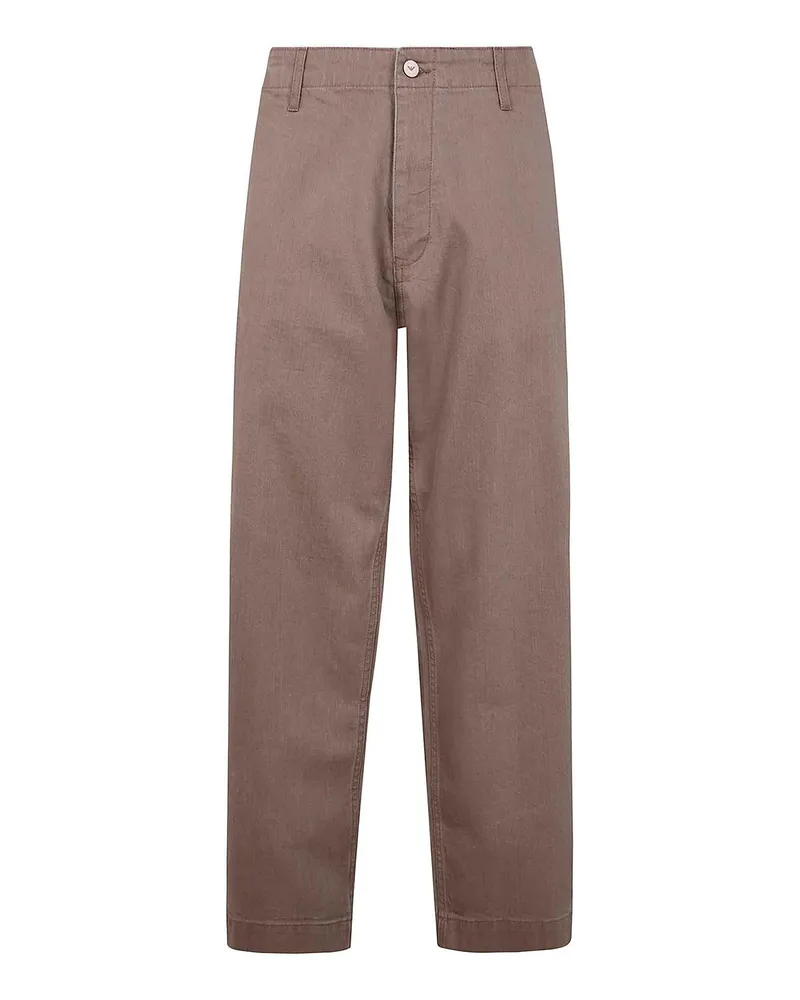 Emporio Armani Casual Hose - Braun Braun