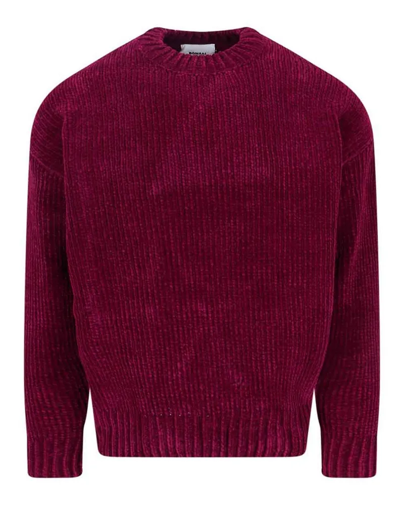 BONSAI Rundhalspullover - Rot Rot