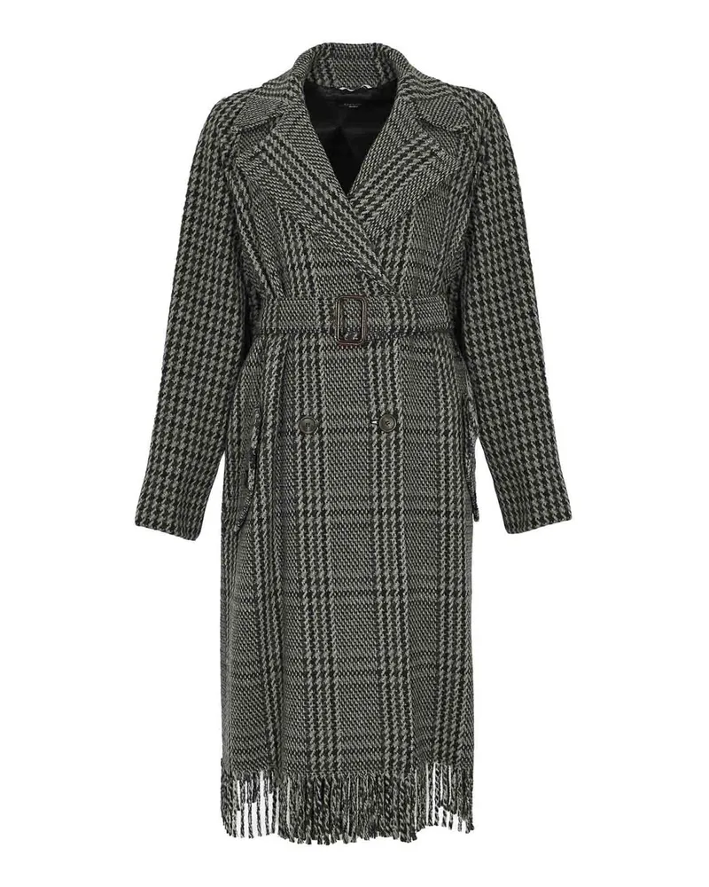 Max Mara Knielanger Mantel - Grau Grau