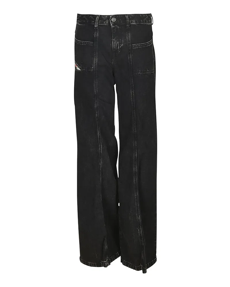 Diesel Casual Hose - Schwarz Schwarz