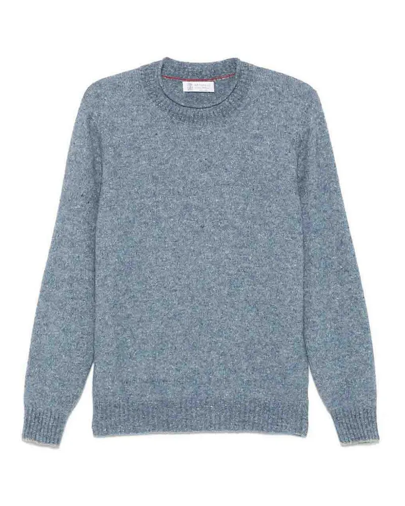 Brunello Cucinelli Rundhalspullover - Weiß Weiß