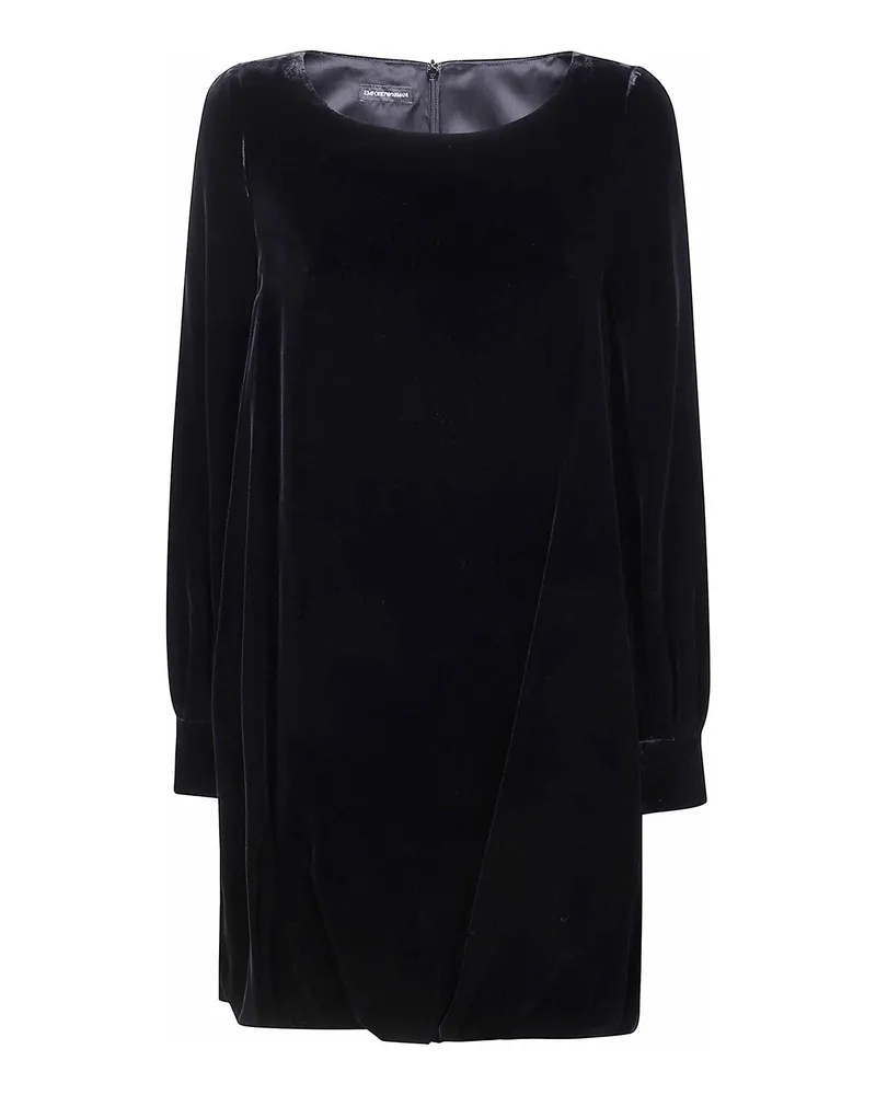 Emporio Armani Maxikleid - Schwarz Schwarz