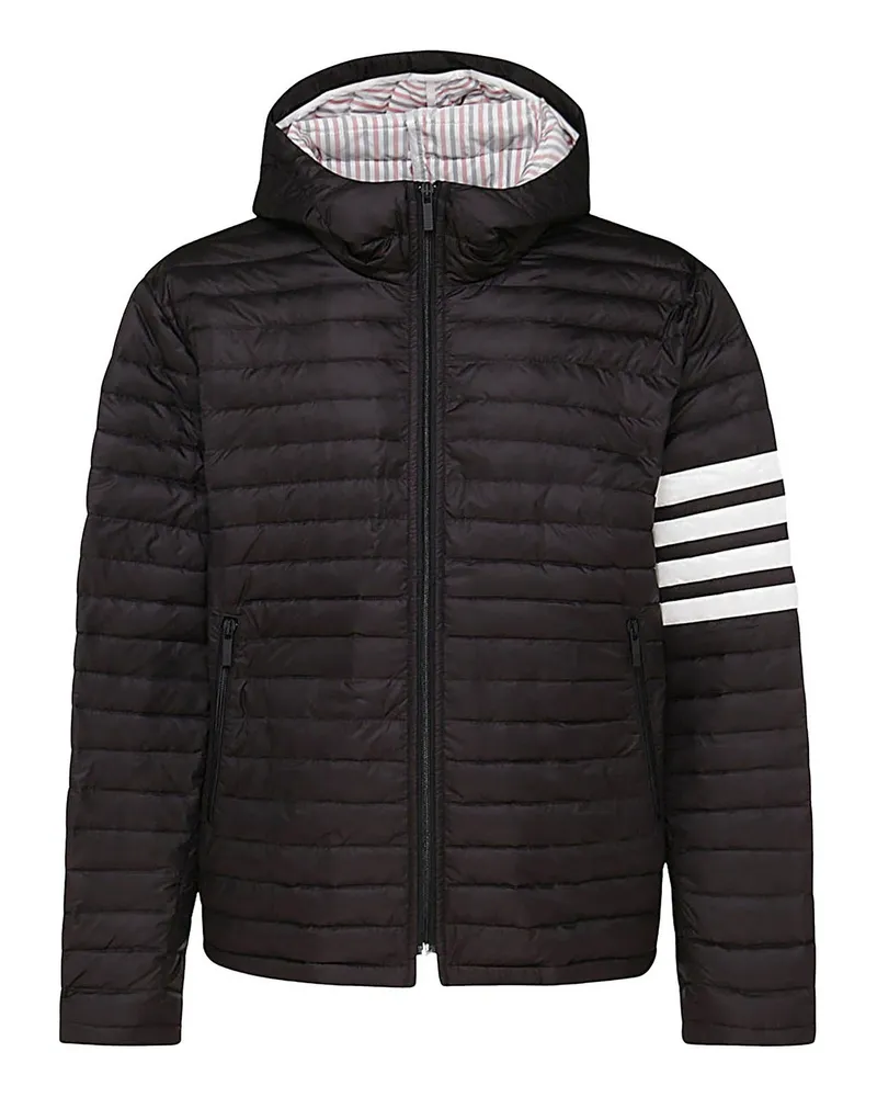 Thom Browne Daunenjacke - Schwarz Schwarz