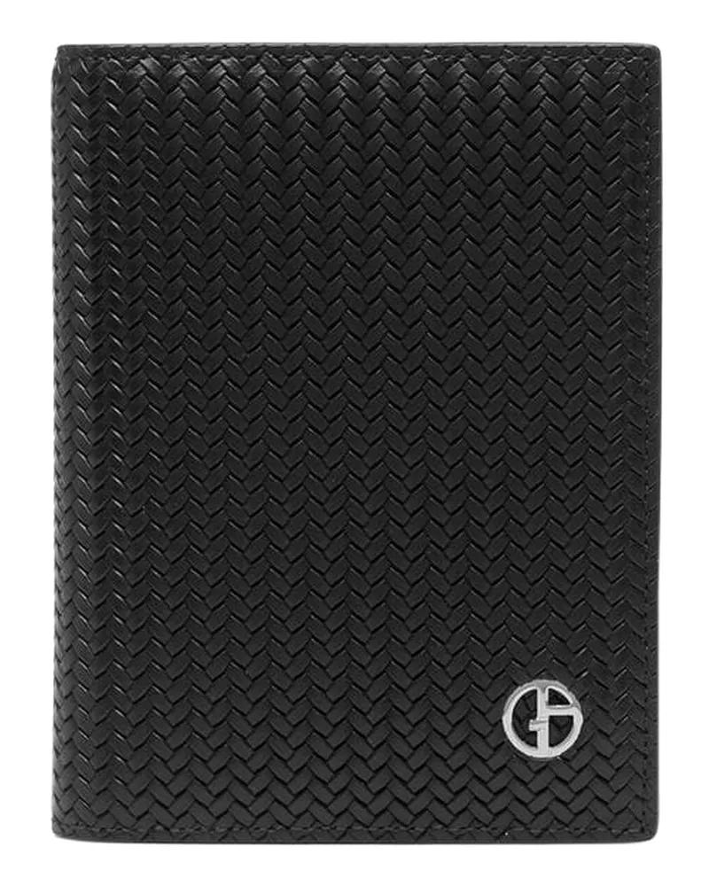 Giorgio Armani Portemonnaie - Schwarz