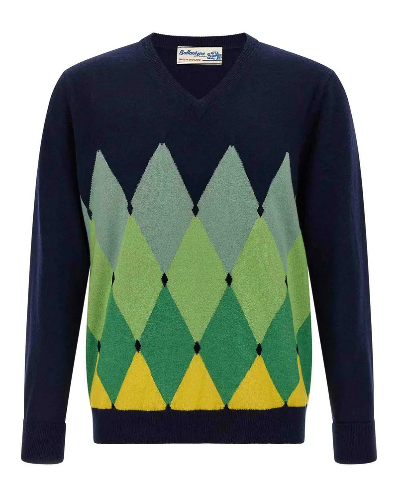 Ballantyne Cardigan - Blau Blau