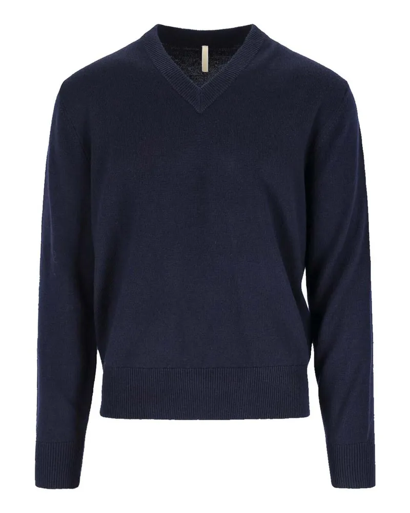 Sunflower Rundhalspullover - Blau Blau