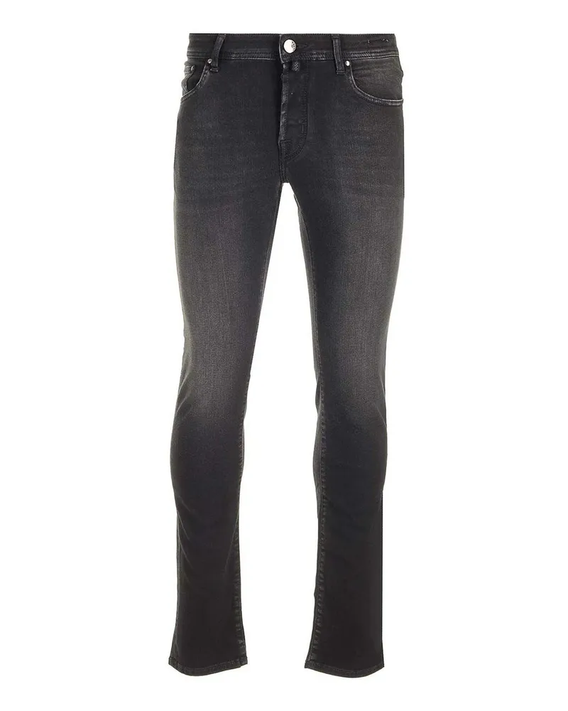 Jacob Cohën Bootcut Jeans - Schwarz Schwarz