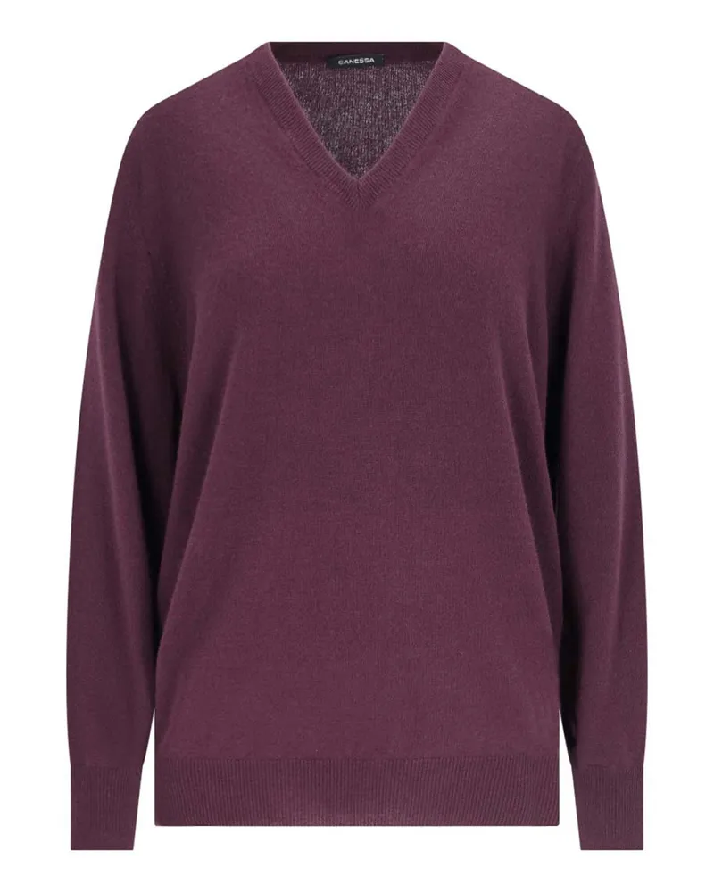 Canessa V-Pullover - Lila Lila