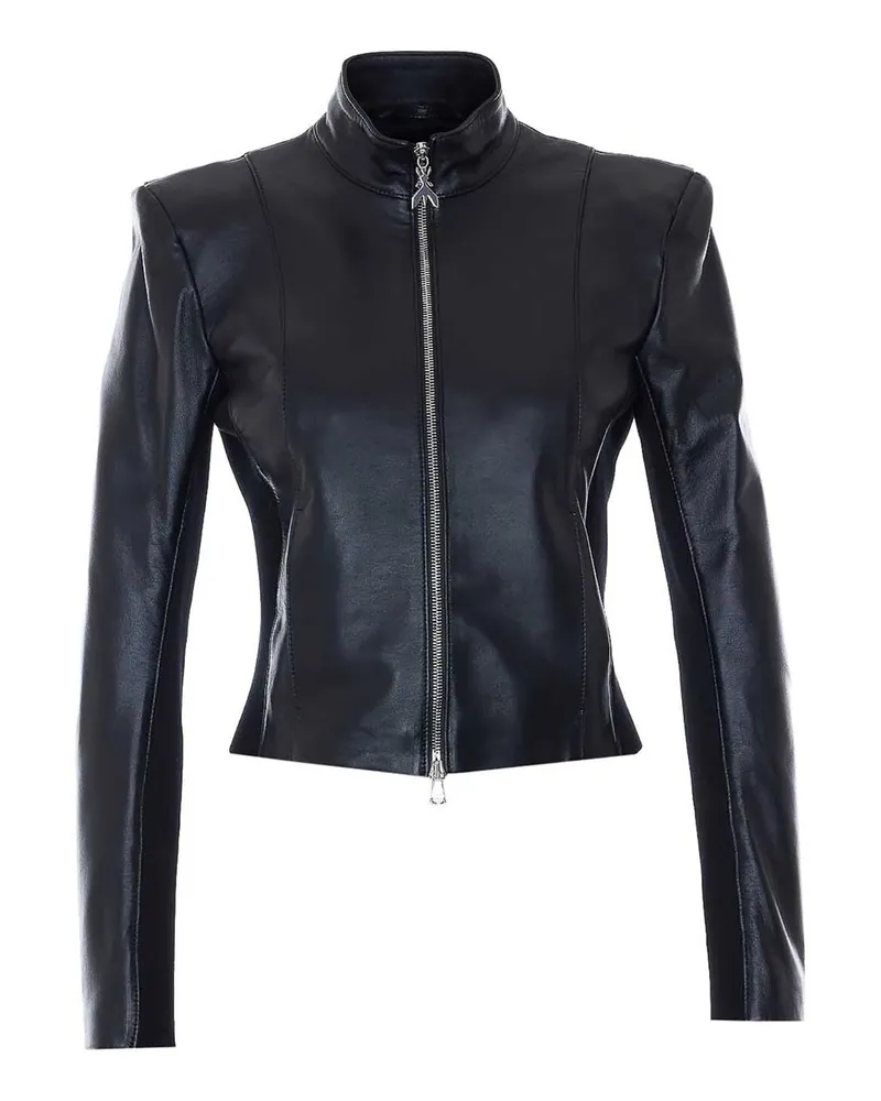 Patrizia Pepe Lederjacke - Schwarz Schwarz