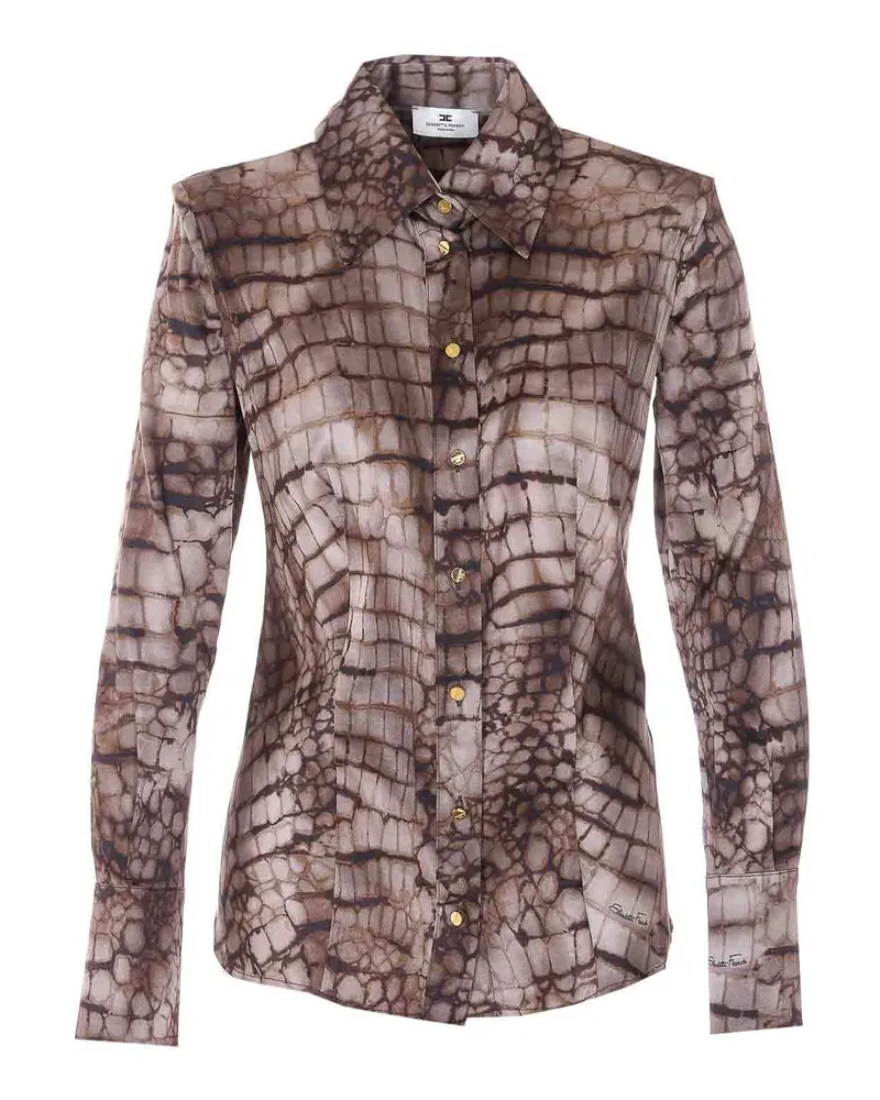 Elisabetta Franchi Hemd - Braun Braun