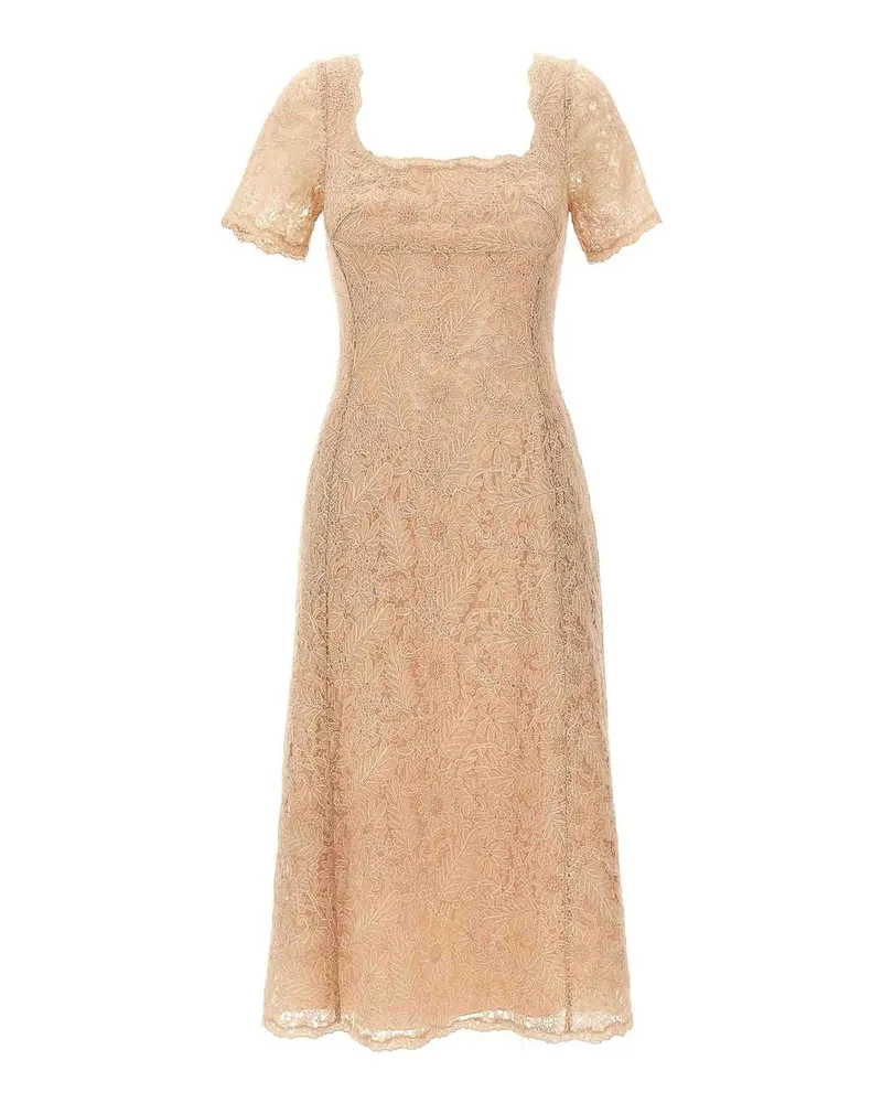 Ermanno Scervino Knielanges Kleid - Nude Nude