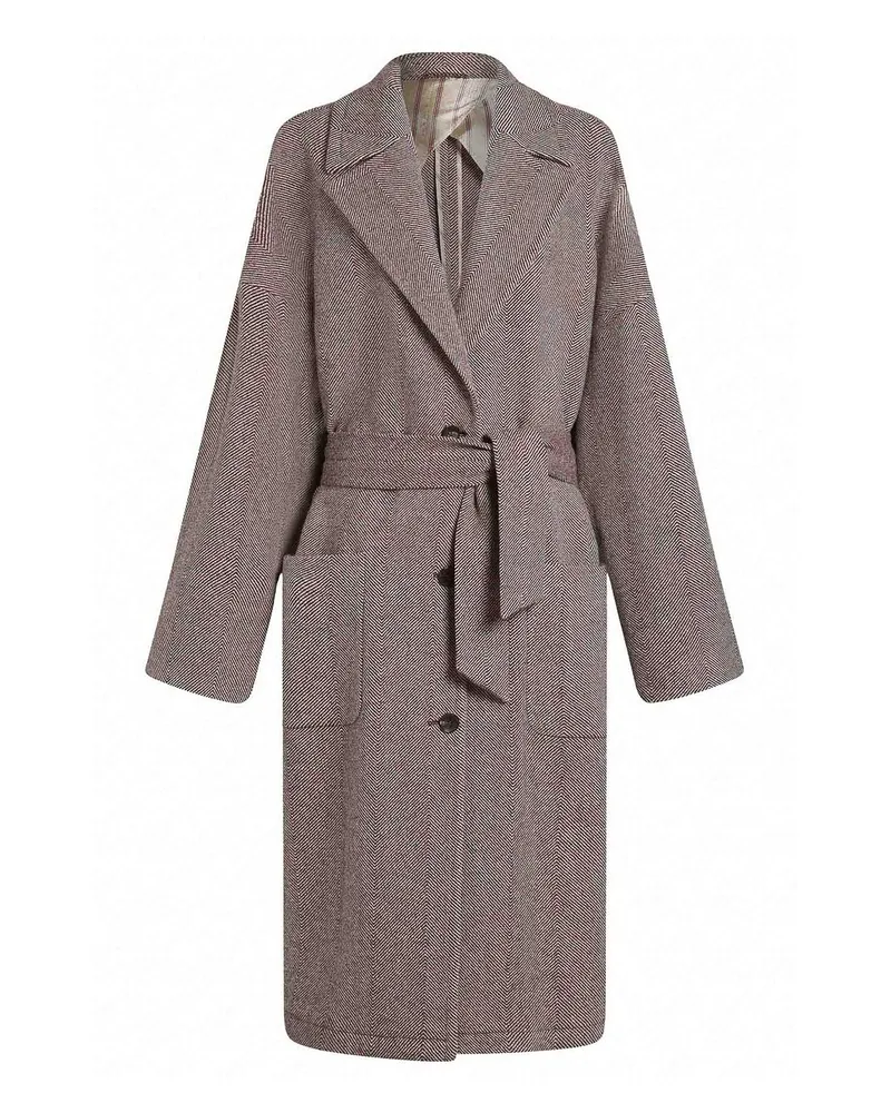 Etro Langer Mantel - Nude Nude