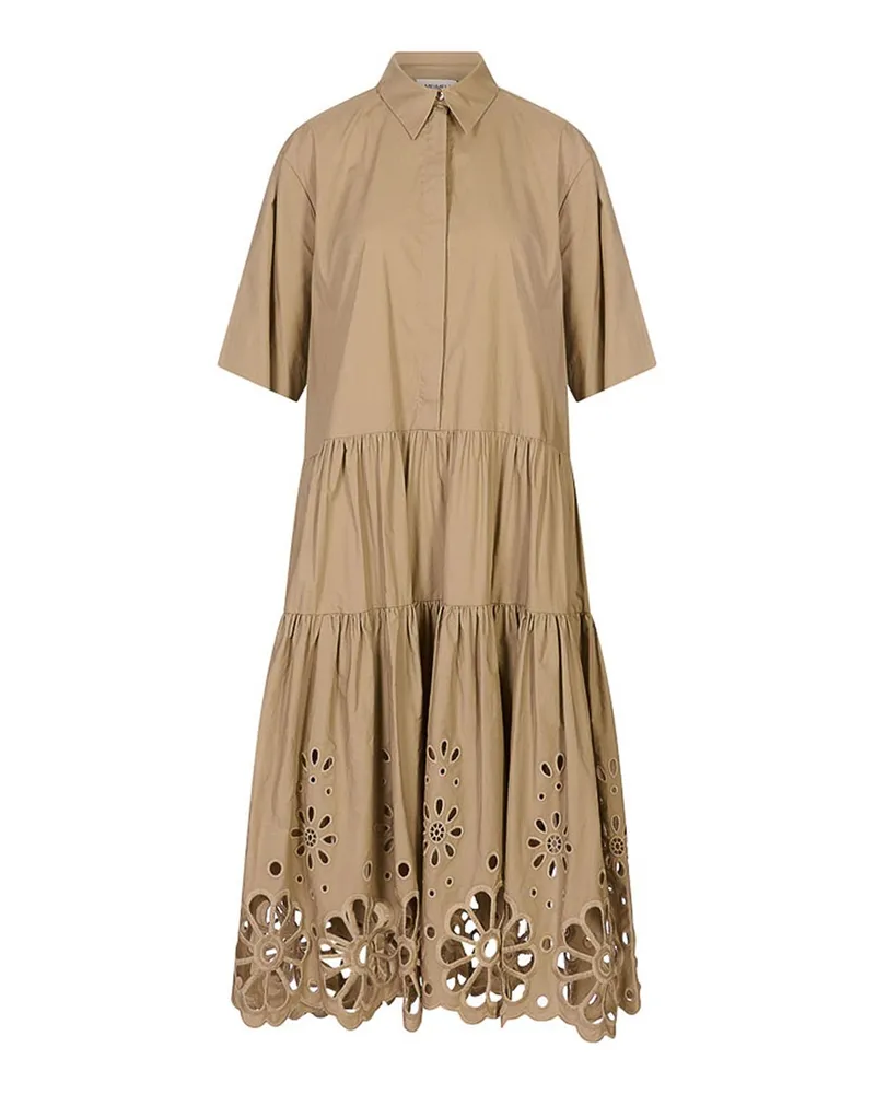 MEIMEIJ Knielanges Kleid - Braun Braun