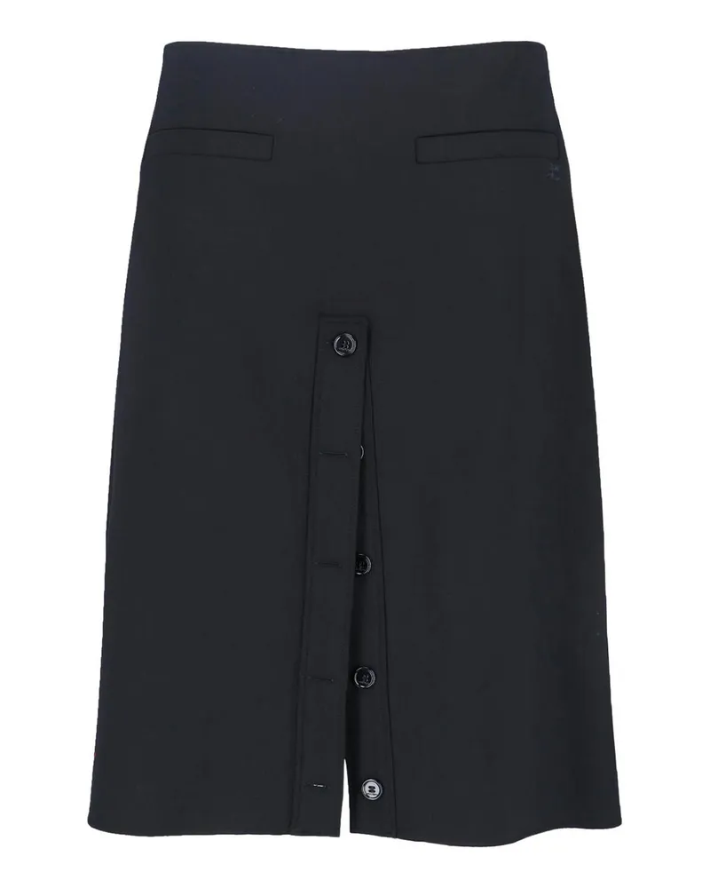 Courrèges Midirock - Schwarz Schwarz