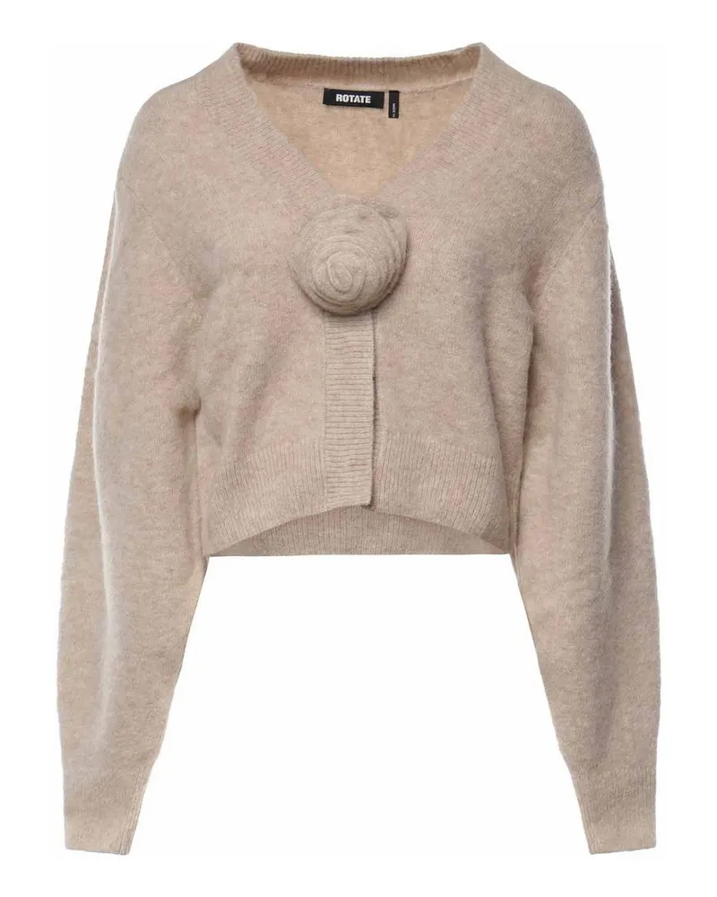 ROTATE Birger Christensen Cardigan - Beige Beige