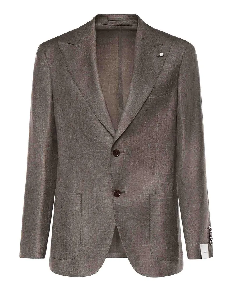 Luigi Bianchi Mantova Blazer - Taupe Taupe