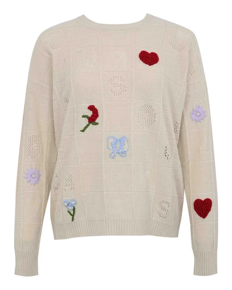 Twin-Set Rundhalspullover - Gelb Gelb