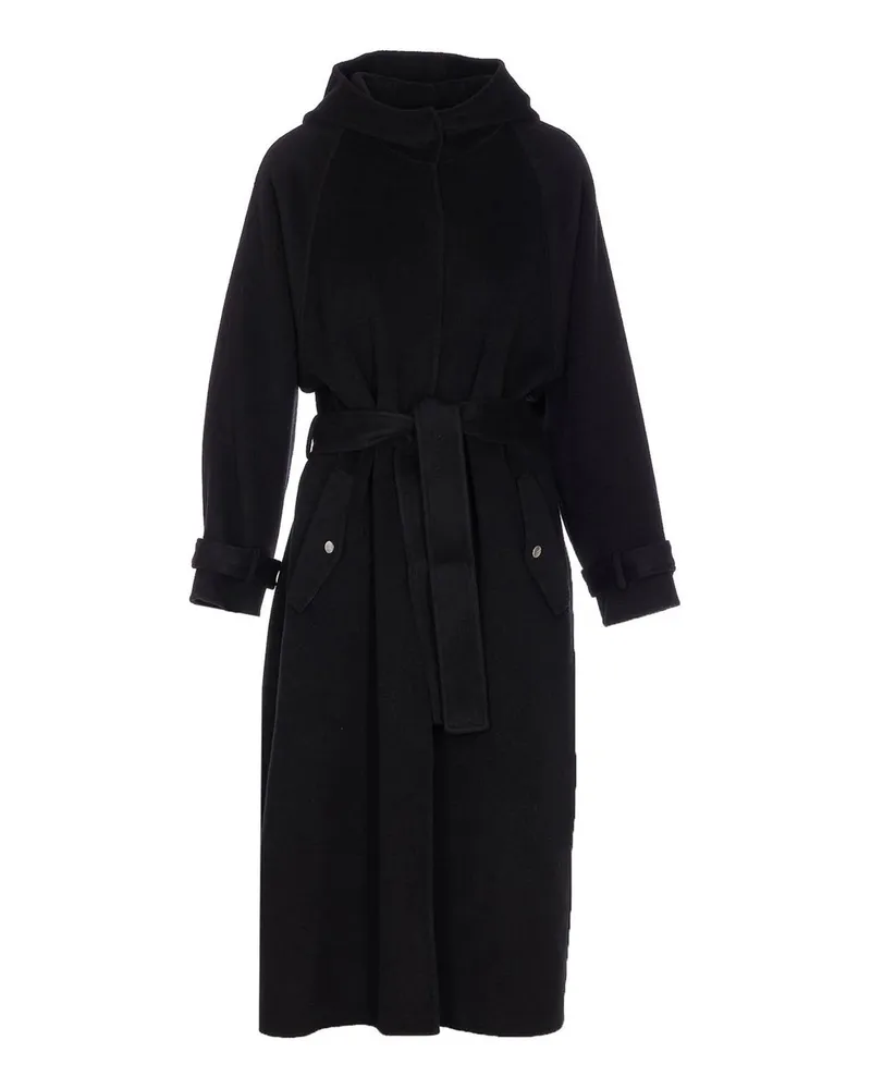 Pinko Kurzer Mantel - Schwarz Schwarz