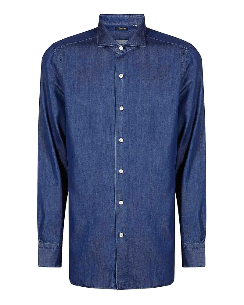 Finamore 1925 Hemd - Denim Denim