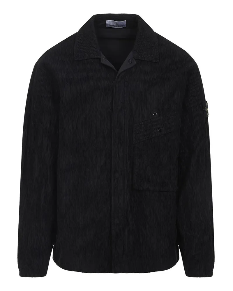 Stone Island Hemd - Schwarz Schwarz