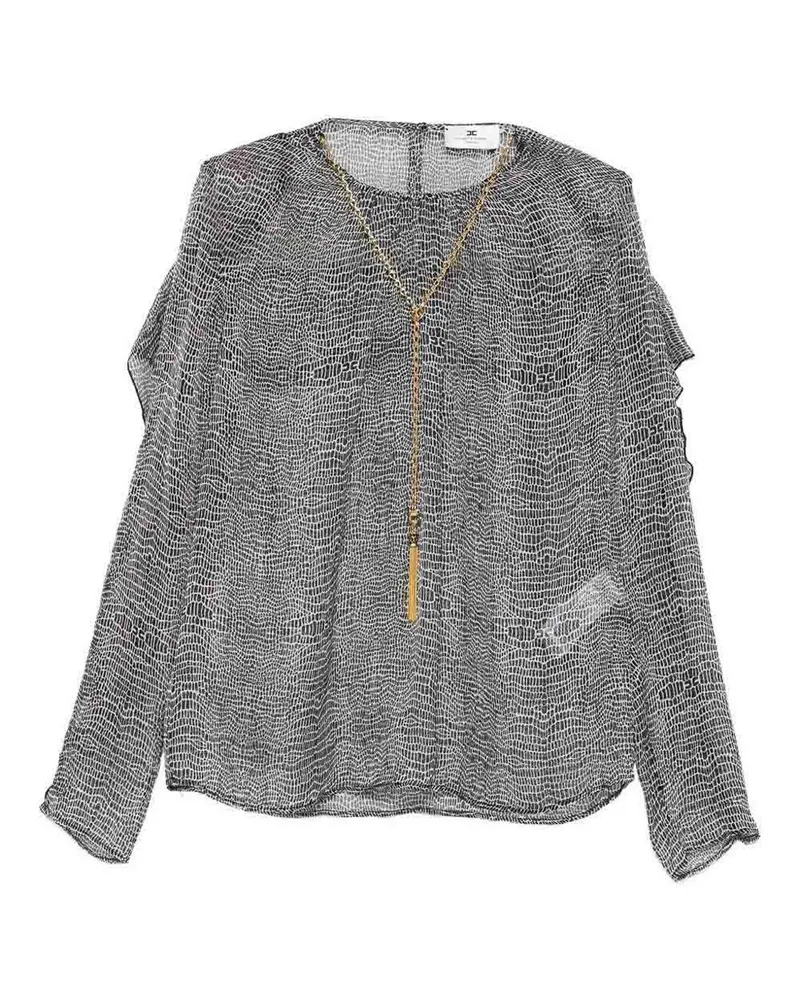Elisabetta Franchi Hemd - Schwarz Schwarz