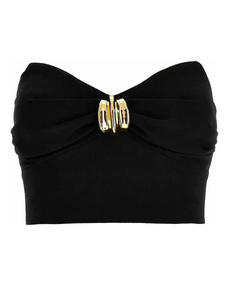 Elisabetta Franchi Top - Schwarz Schwarz