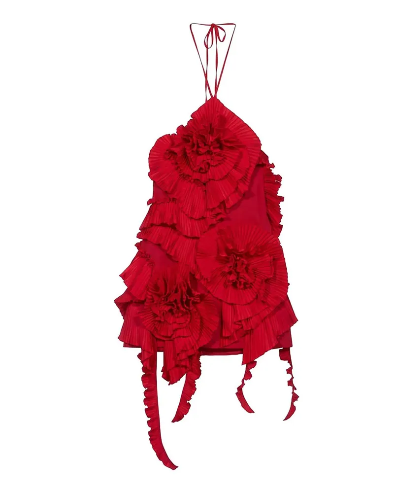 Blumarine Knielanges Kleid - Rot Rot