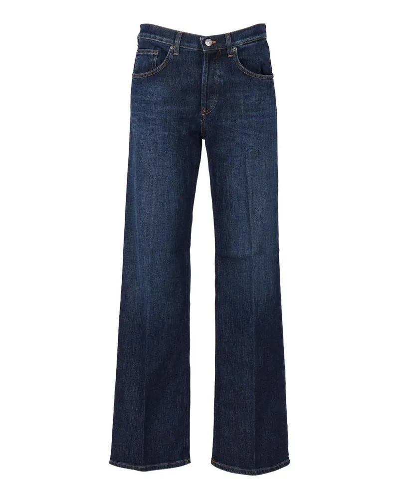 Dondup Straight Leg Jeans - Blau Blau