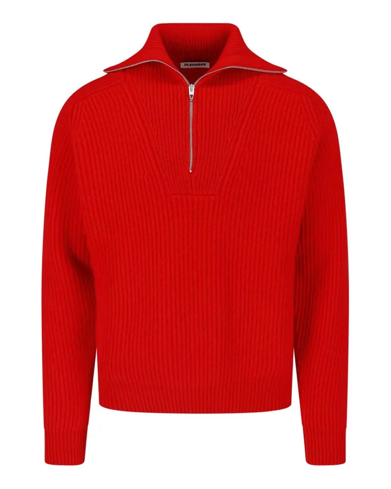 Jil Sander Rollkragenpullover - Rot Rot