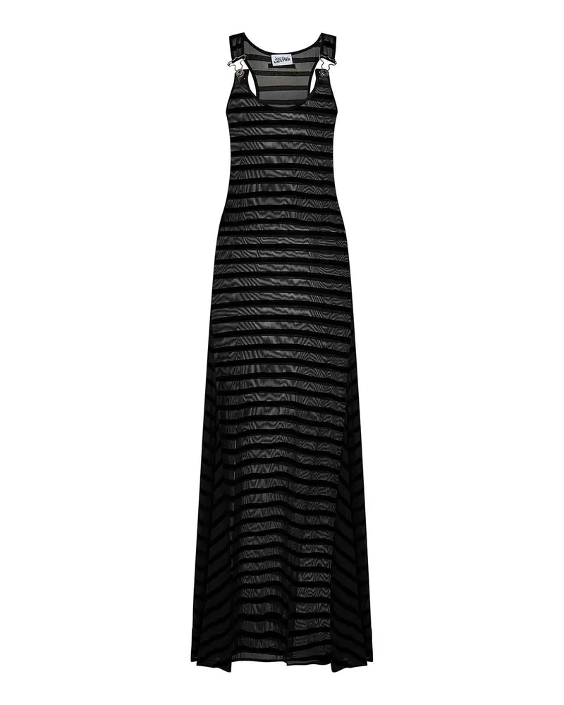 Jean Paul Gaultier Maxikleid - Schwarz Schwarz