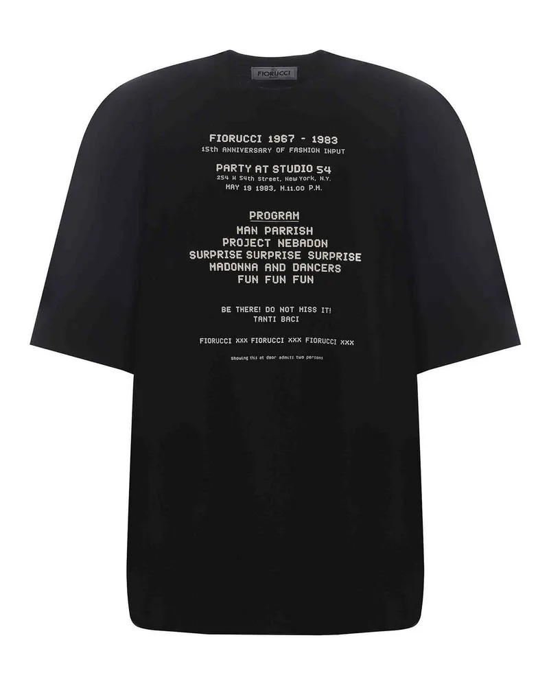 Fiorucci T-Shirt - Schwarz Schwarz