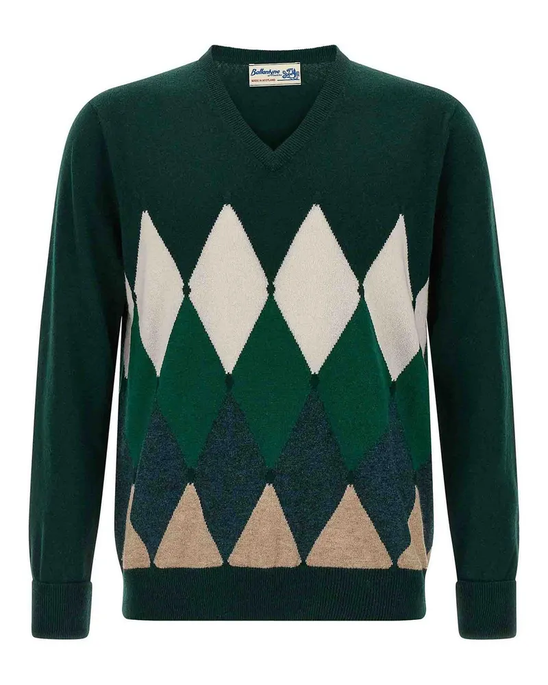 Ballantyne Cardigan - Grün Grün