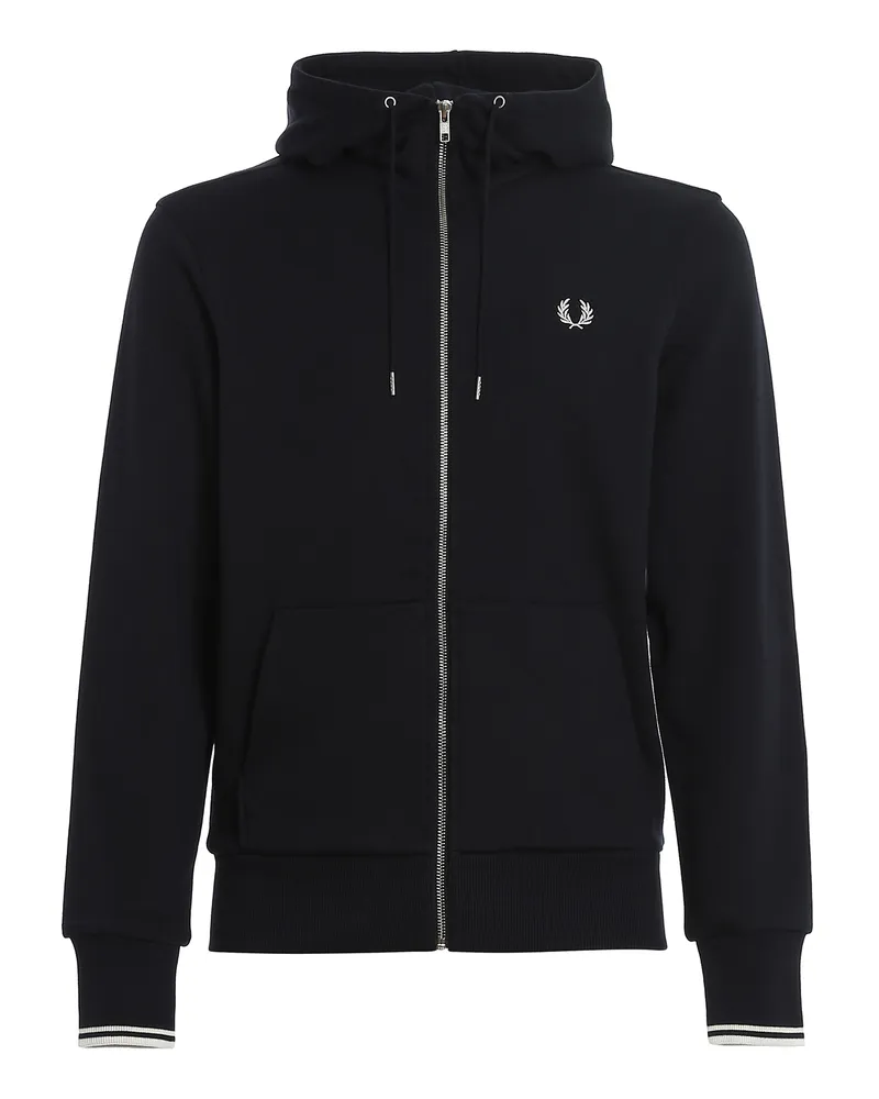 Fred Perry Sweatshirt - Dunkelblau Dunkelblau