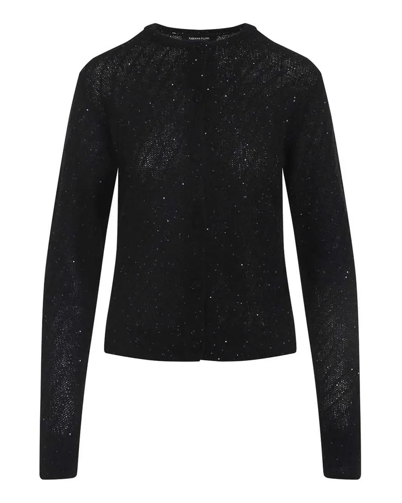 Fabiana Filippi Cardigan - Schwarz Schwarz