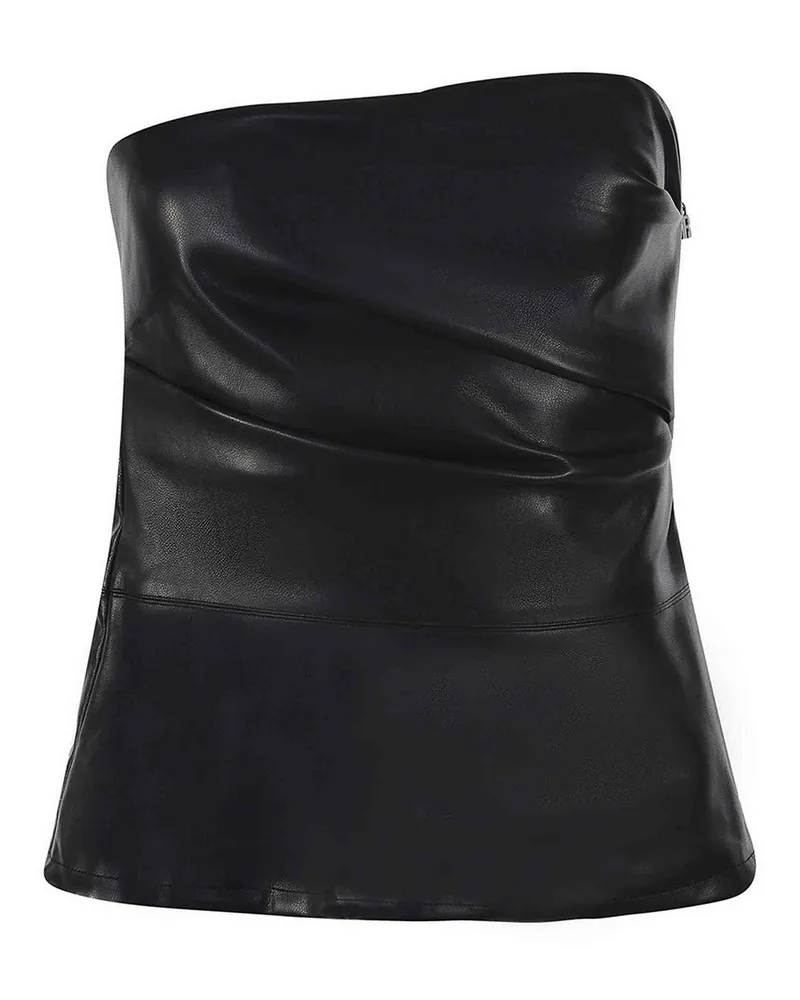 ROTATE Birger Christensen Top - Schwarz Schwarz