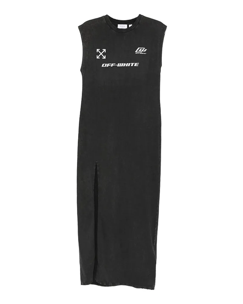 OFF-WHITE Knielanges Kleid - Schwarz Schwarz