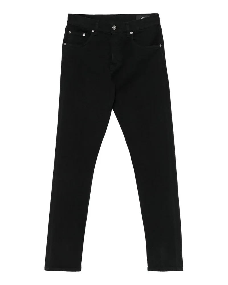 Dondup Straight Leg Jeans - Schwarz Schwarz