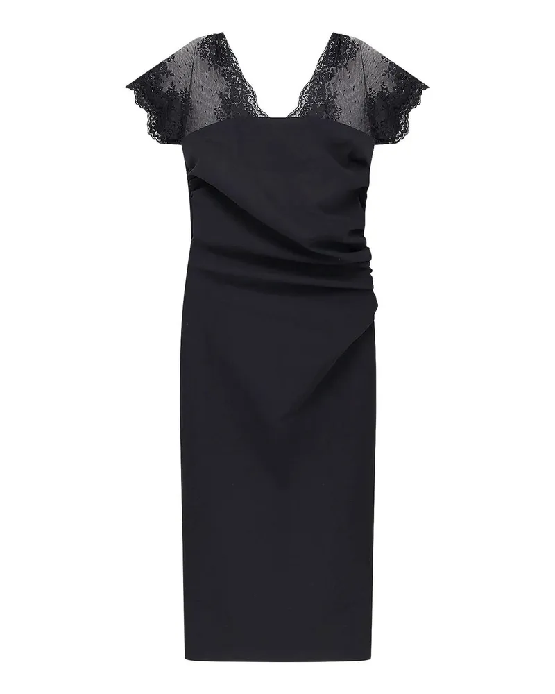Chiara Boni Knielanges Kleid - Schwarz Schwarz
