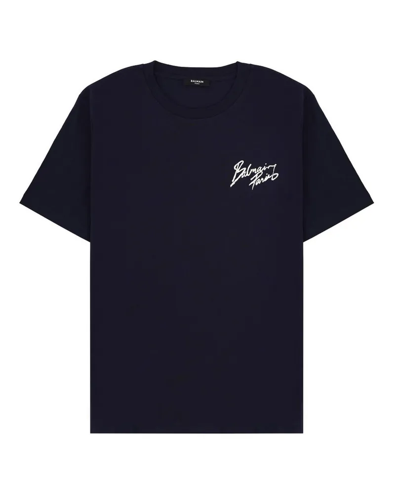 Balmain T-Shirt - Blau Blau