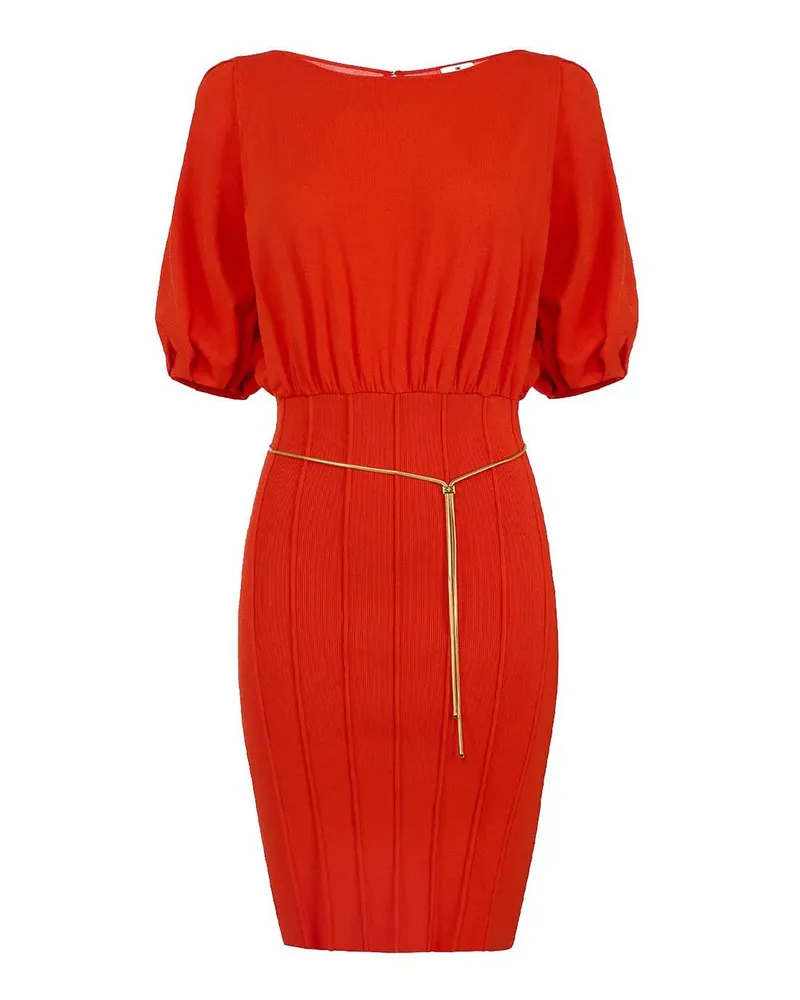 Elisabetta Franchi Kurzes Kleid - Orange Orange