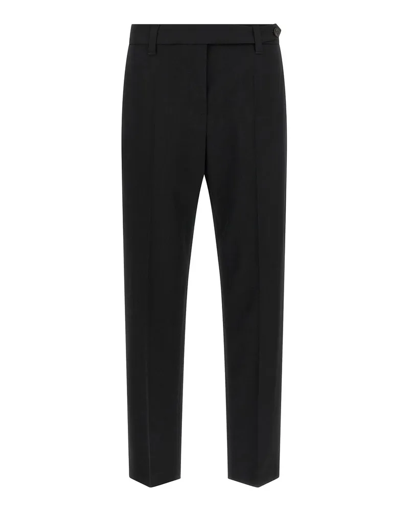 Brunello Cucinelli Casual Hose - Schwarz Schwarz