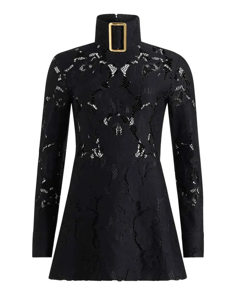 Patou Kurzes Kleid - Schwarz Schwarz