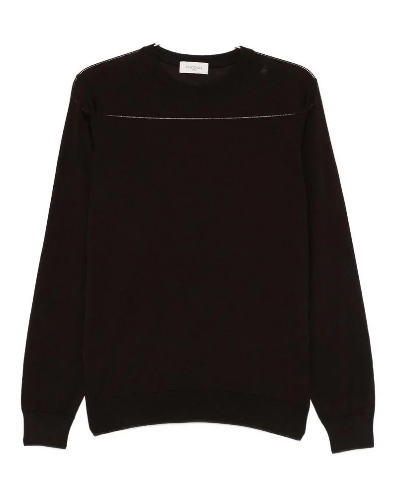 Piacenza Cashmere Rundhalspullover - Braun Braun