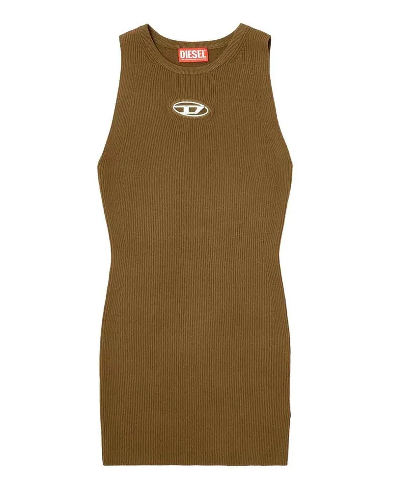 Diesel Knielanges Kleid - Grün Grün