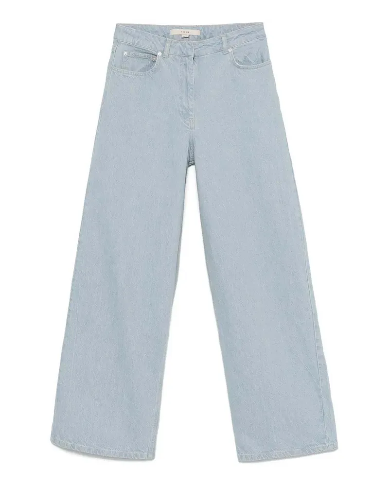 ROTATE Birger Christensen Straight Leg Jeans - Blau Blau