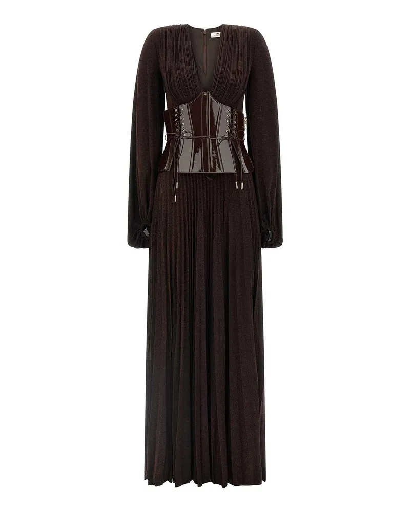 Elisabetta Franchi Abendkleid - Braun Braun