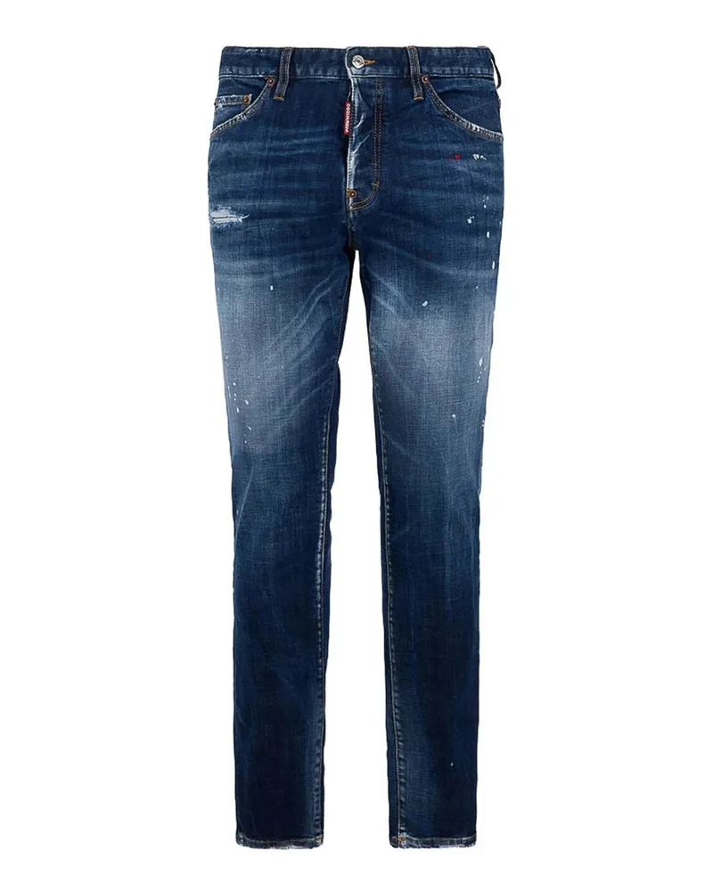 Dsquared2 Straight Leg Jeans - Blau Blau