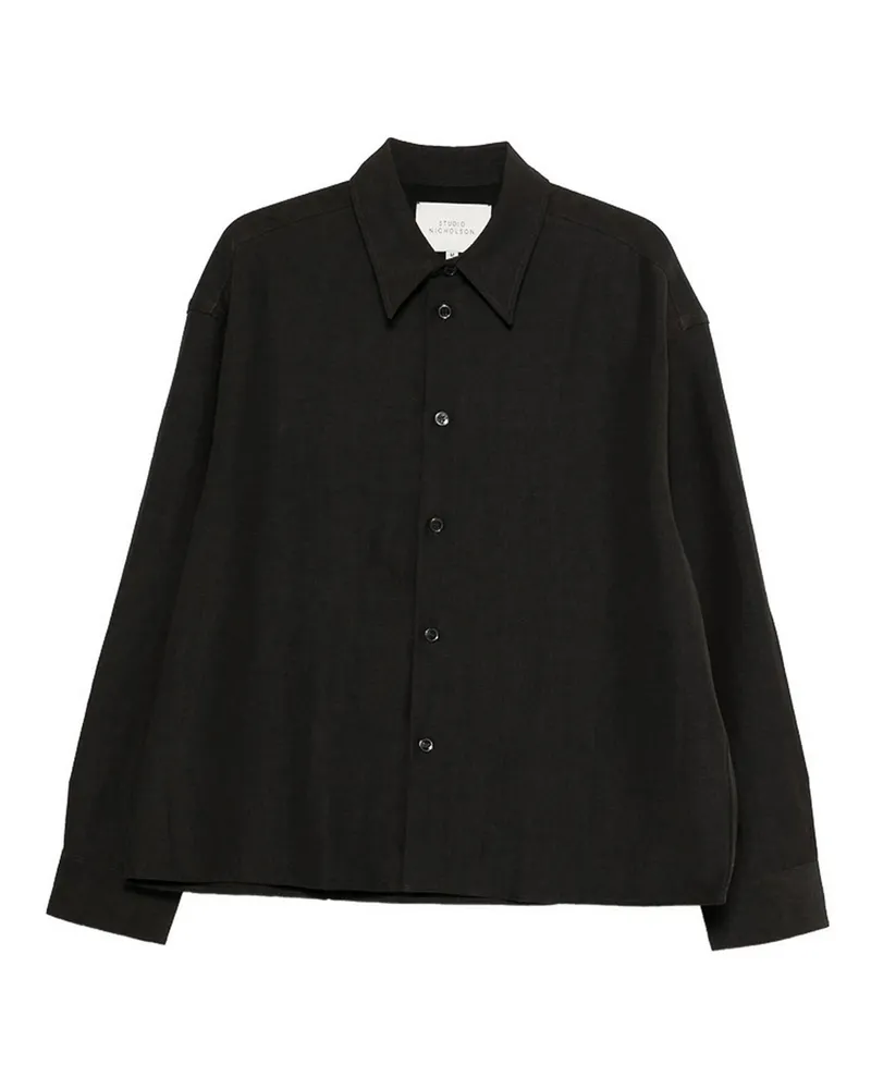 Studio Nicholson Hemd - Braun Braun