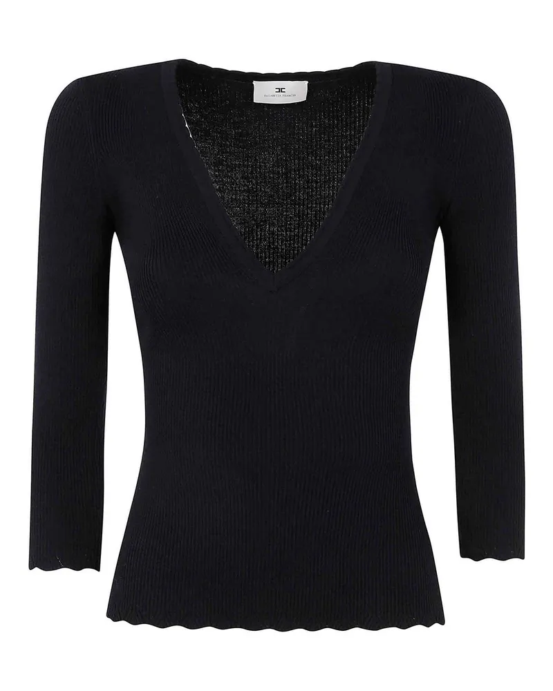 Elisabetta Franchi T-Shirt - Schwarz Schwarz
