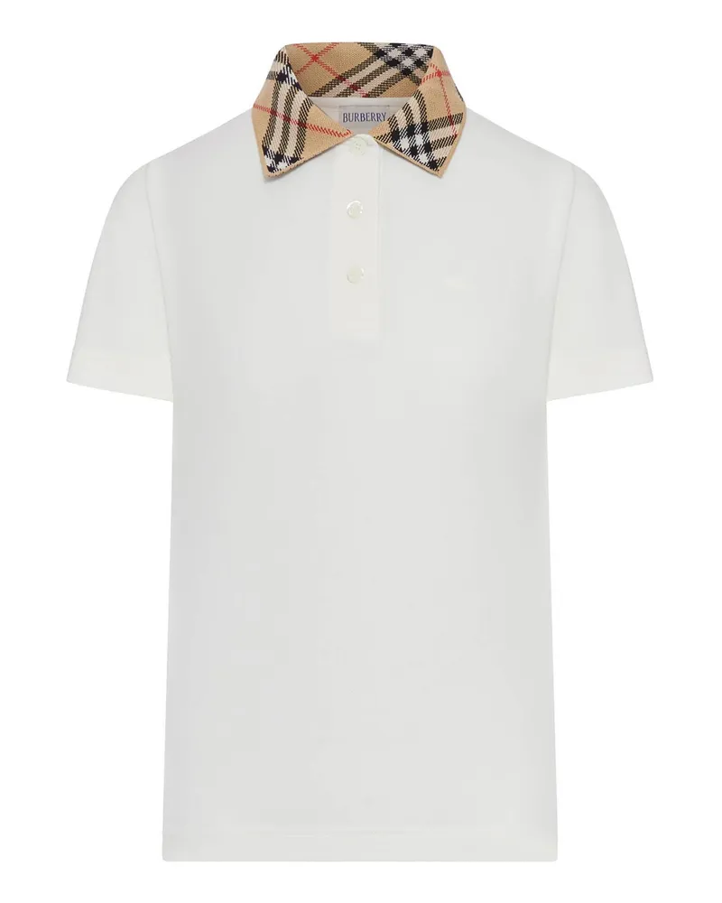 Burberry Poloshirt - Weiß Weiß